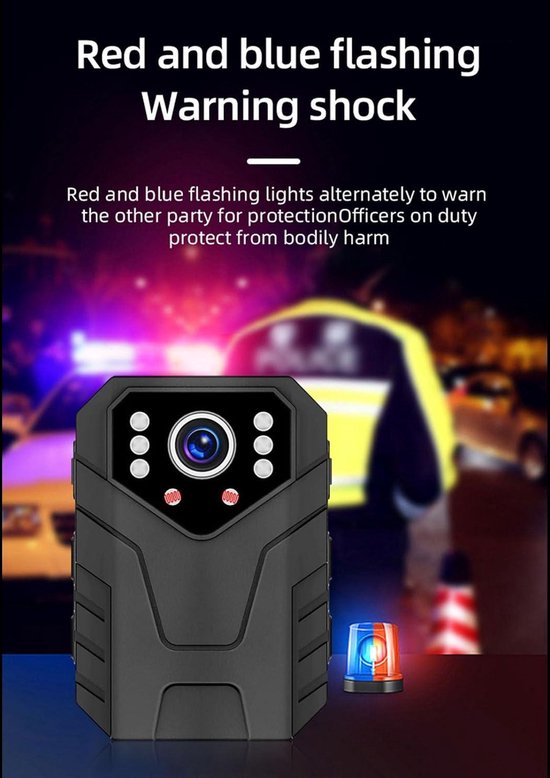 WiFi Body Camera, 4K 30fps Ultra HD Body Camera, Portable Bodycam Camcorder with Rear Clip, Video Recording, Taking Photos, Recording, 120° Wide Angle, Support 512GB
