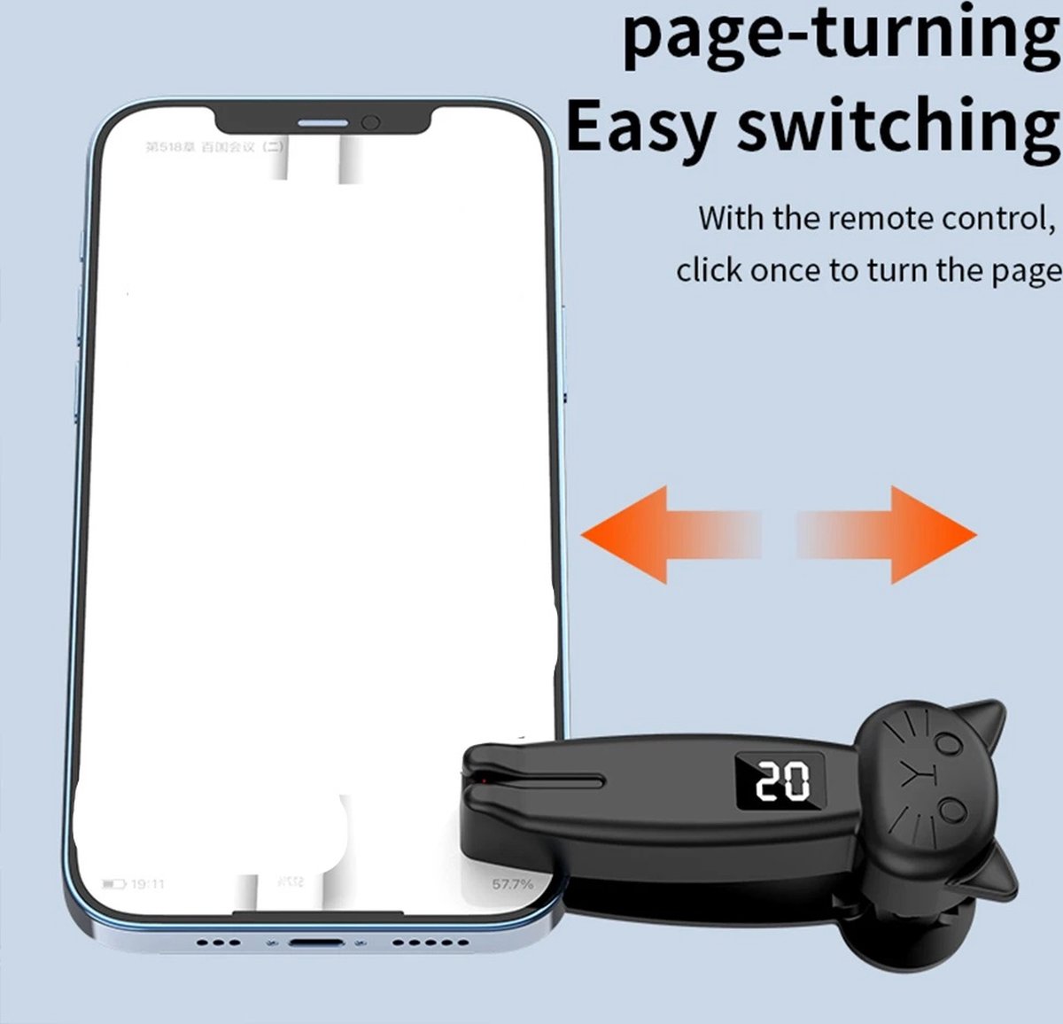 Universele Sony Voice Afstandsbediening - Met Appknoppen - Slimtron BT Sny V5