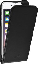 Azuri lederen flipcase cover voor Apple iPhone 6/6S - zwart