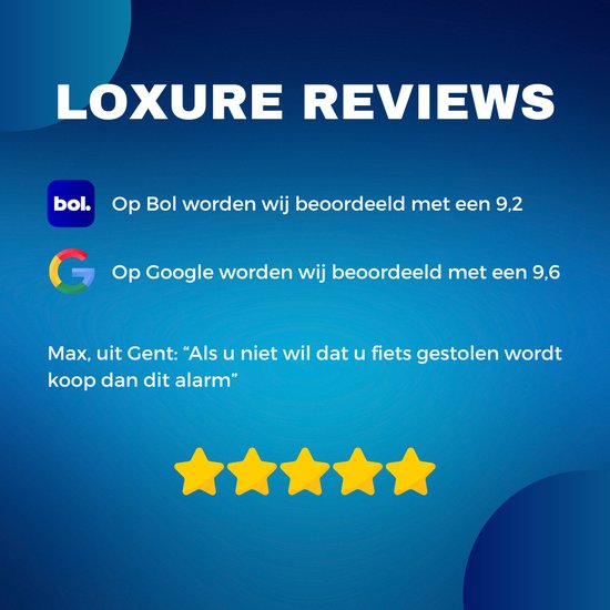 Accessoires Loxure - Bevestigingsset voor Fietsalarm - Montage