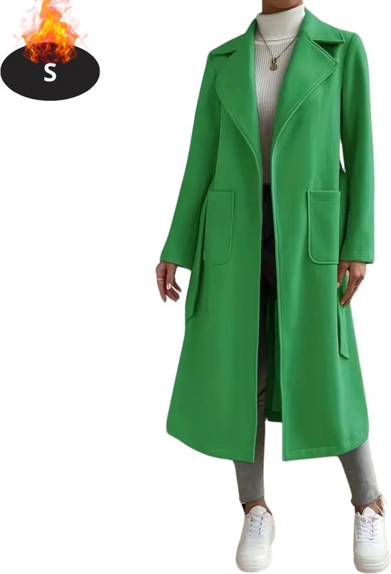 Nivard Manteaux Femme - Mi-manteau - Manteau - Manteau - Trench - Pardessus - Pardessus - Hiver - Végétal - S