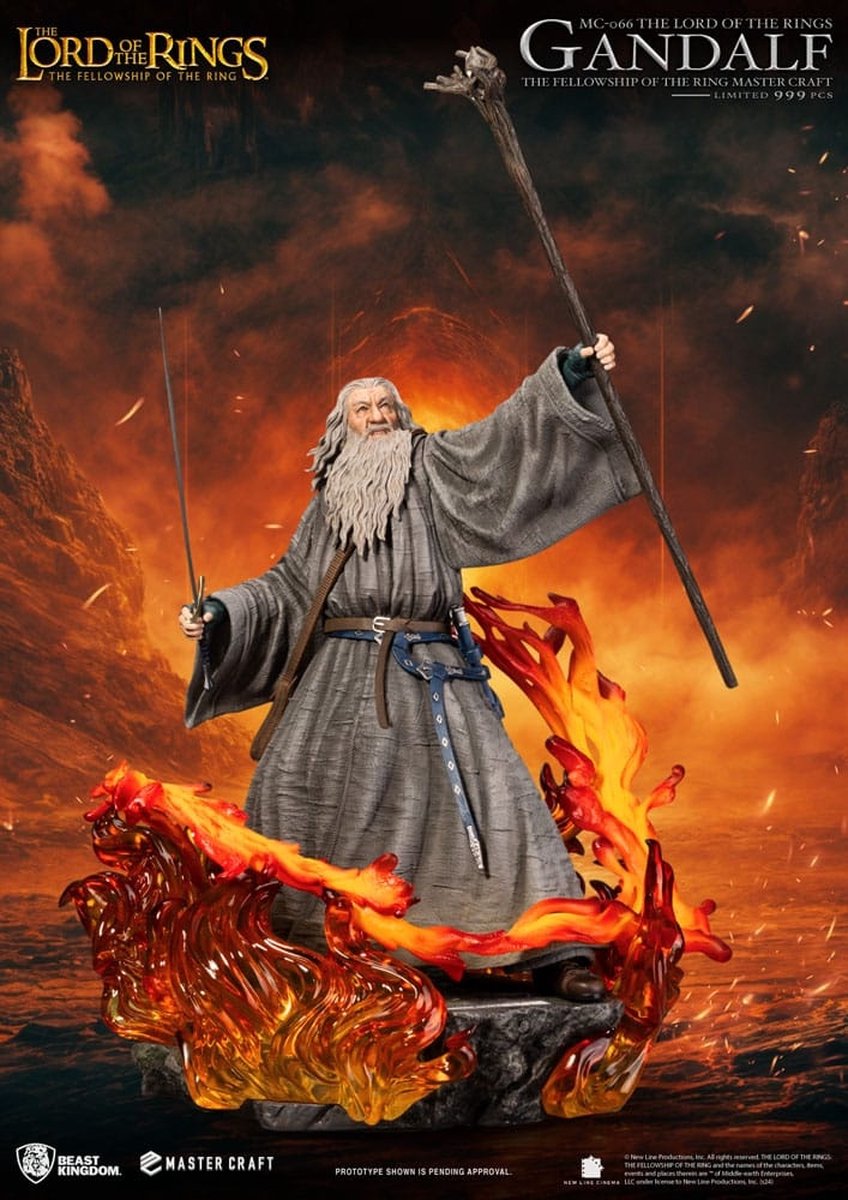 Lord of the Rings Master Craft Statue Gandalf 58 cm Beeld