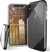 X-Doria Revel lux cover glitter - zwart - voor iPhone X
