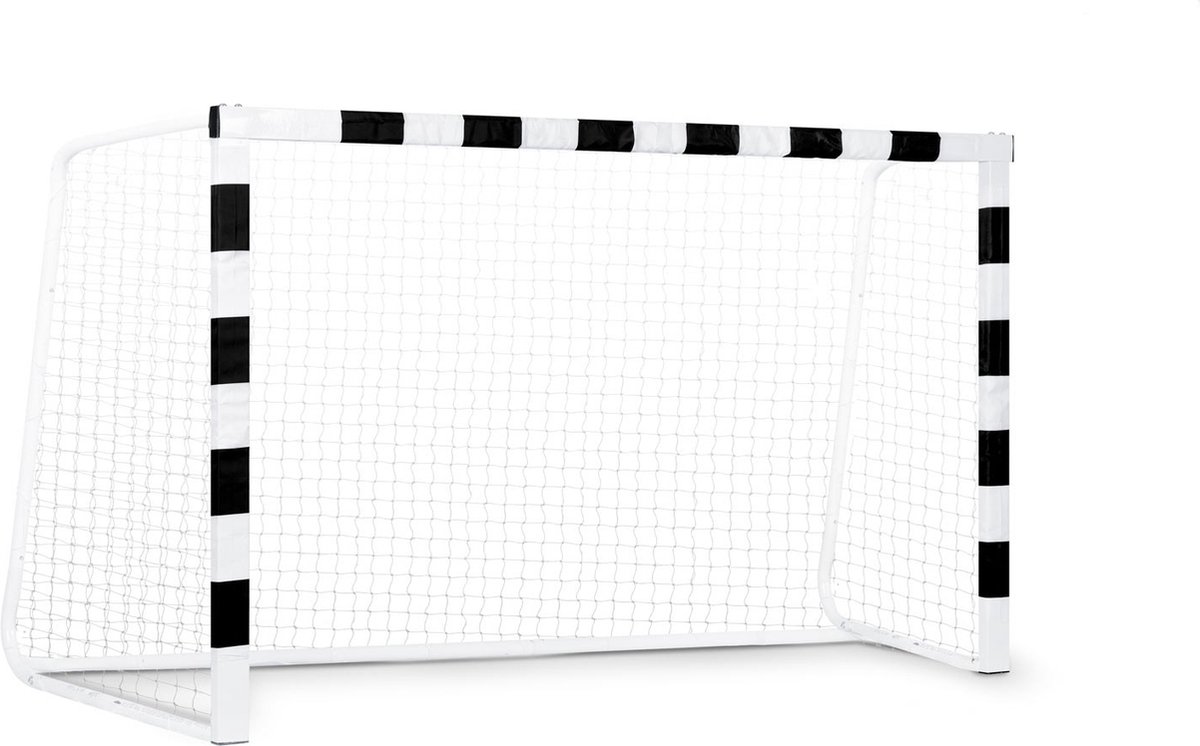 Voetbaldoel 300 x 200 x 120 cm NS-465 zwart en wit