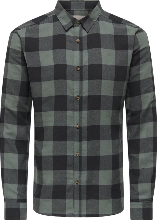 ONLY&SONS - ONSGUDMUND LS CHECKED SHIRT NOOS - Heren - Overhemden