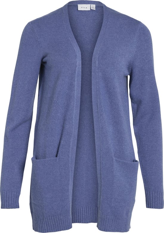 Vila Vest Viril Open L/s Knit Cardigan - Noos 14044041 Bijou Blue Dames Maat - S