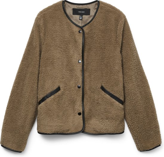 Veste courte Vero Moda Vmcandice 10331711 Fossil pour femme, taille S