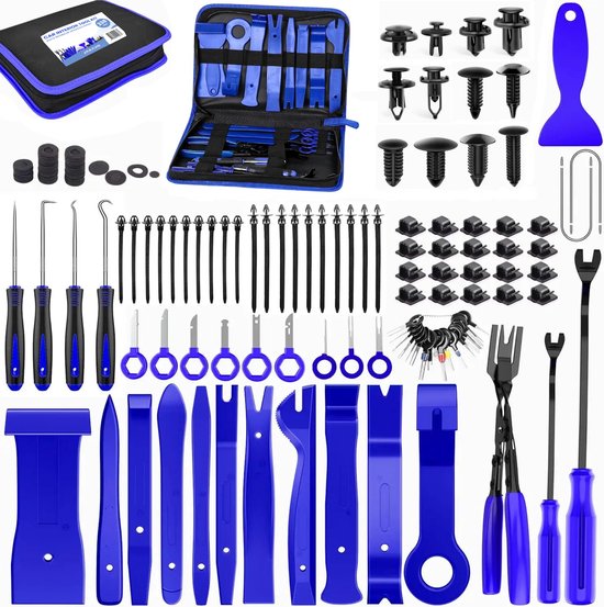 Jaxavo - Auto Gereedschapset 238-Delig - Interieur demontage - Auto trim verwijdering gereedschap - Blekleding clips - trim removal tool
