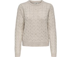 JDY - JDYCARMEN L/S O-NECK PEARL PULLOVER KNT Dames Vest