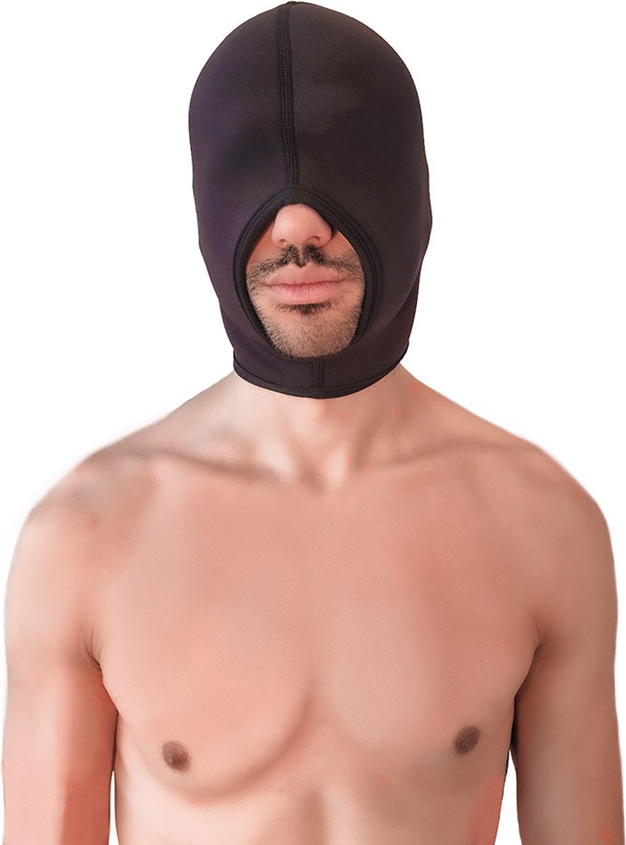 Goedkoopste Brutus - Neoprene Blind Face Fucker Hood - Zonder Oogopeningen - Zwart