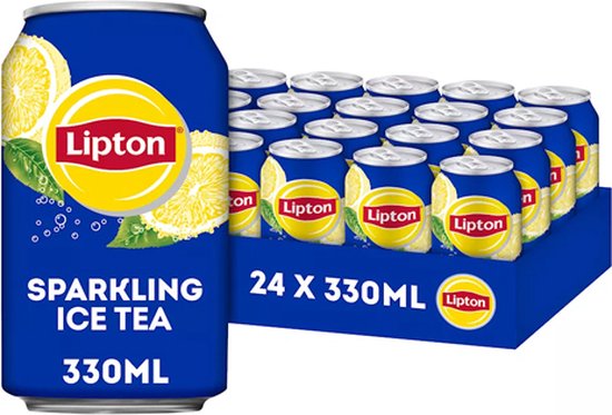 Lipton - Thé Glacé Pétillant Classic - 24x 330ml