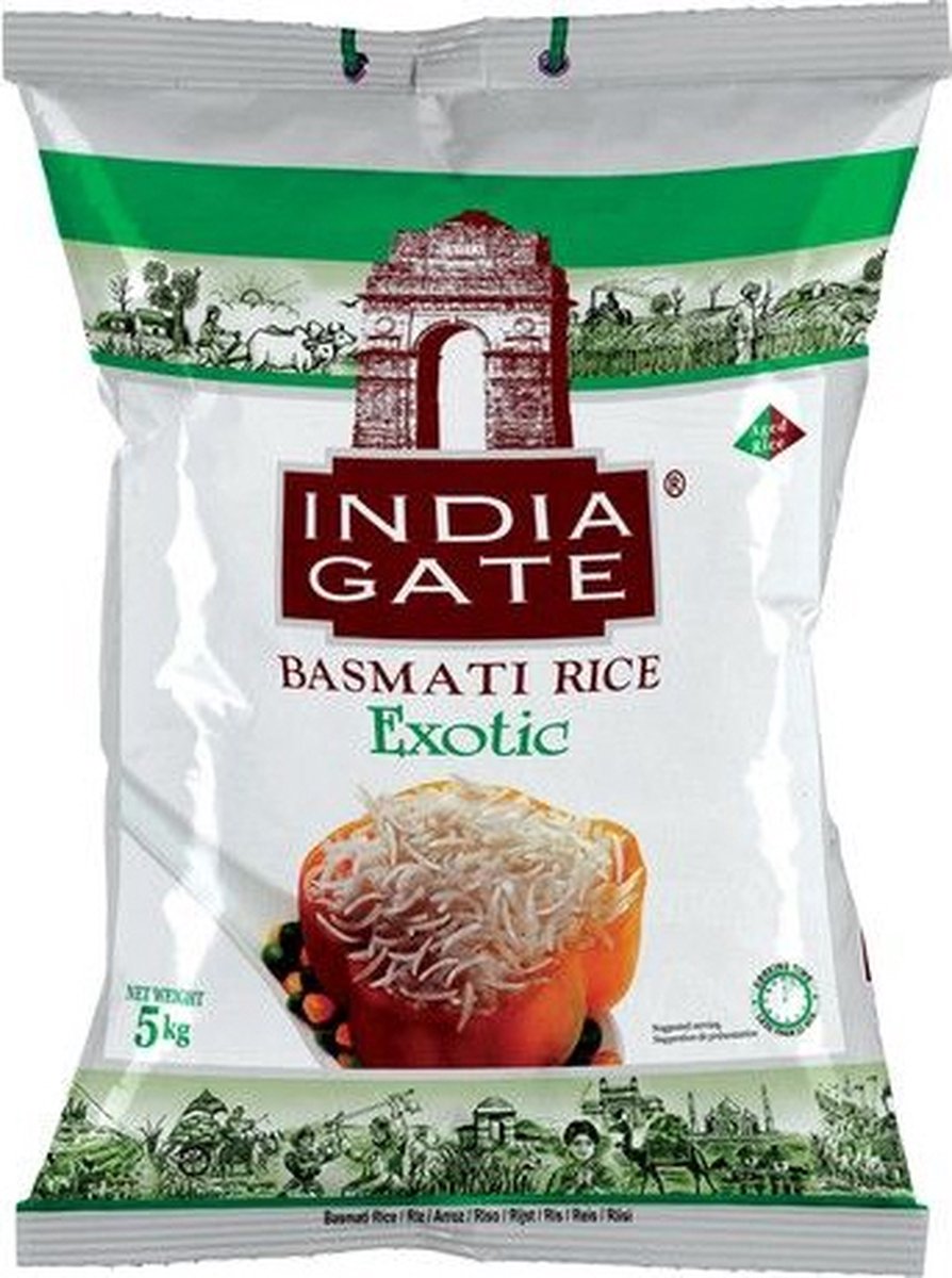 India Gate Basmati rijst Exotic - extra lange korrels - 5kg