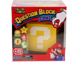 Super Mario Question Block Game- familie spel 2-6 spelers - vanaf 4 jaar- scan de QR code en zie hoe t werkt