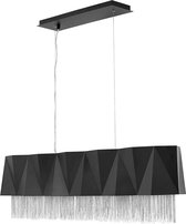 Hinkley/ Fredrick Ramond LED Pendelarmatuur Zuma | 6X E27 Max 60W | Dimbaar | Satin Black/ Silver