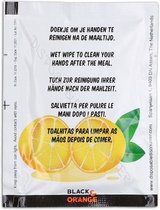 500x lingettes rafraîchissantes au citron 17 x 14 cm