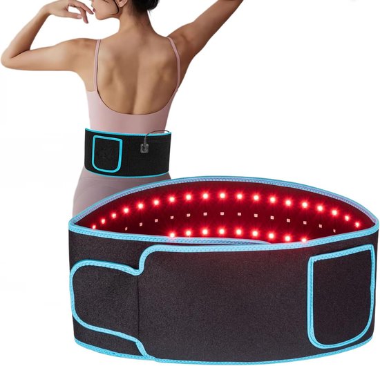Draagbare Infrarood Rugband - Onderrug, Schouders, Benen - Infraroodtherapie - Ver-Infrarood - Infraroodlamp - Afslankband - Fitness belt - Warmteband - Rood licht therapie - Red Light therapy