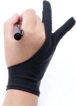 2 stuks kunstenaarshandschoen met twee vingers tekenen van de handschoen rechts en links anti-fouling digitale tekenhandschoen voor het tekenen van tabletten 2 stuks kunstenaarshandschoen met twee vingers tekenen van de handschoen rechts en links anti-fouling digitale tekenhandschoen voor het tekenen van tabletten