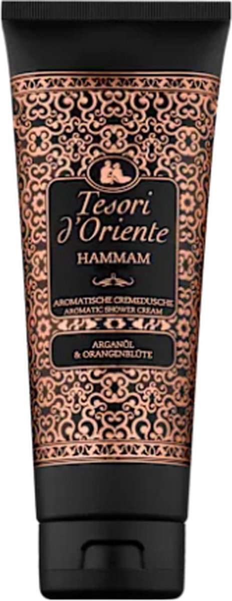 Douchegel - Tesori d'Oriente Hammam - 250 ml | Crème Douchegel met Arganolie en Oranjebloesem - Verzorgende Douchegel