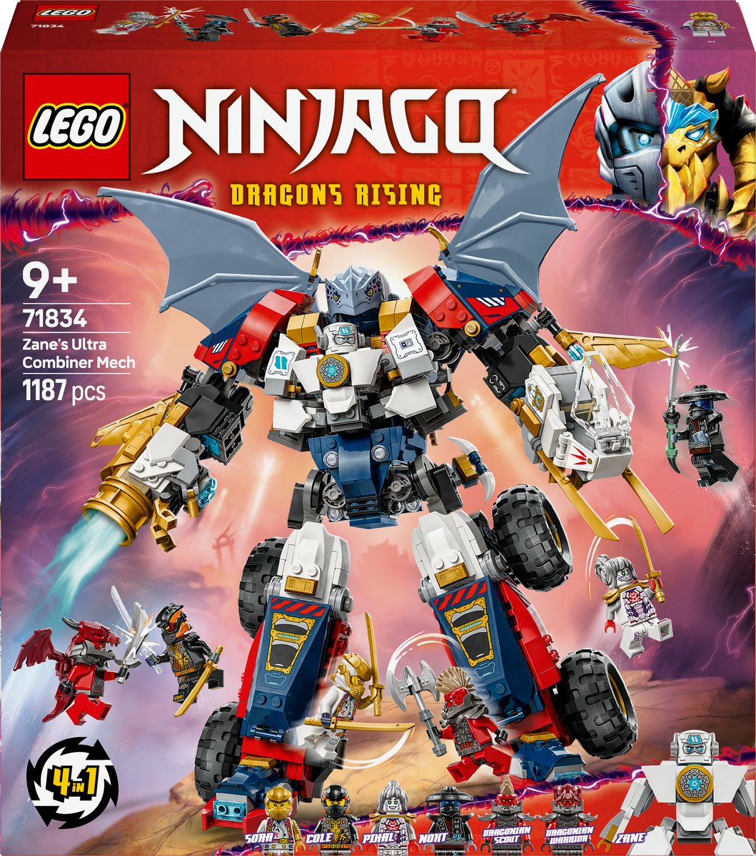 LEGO 71834 Ninjago Zane's ultra-combomecha