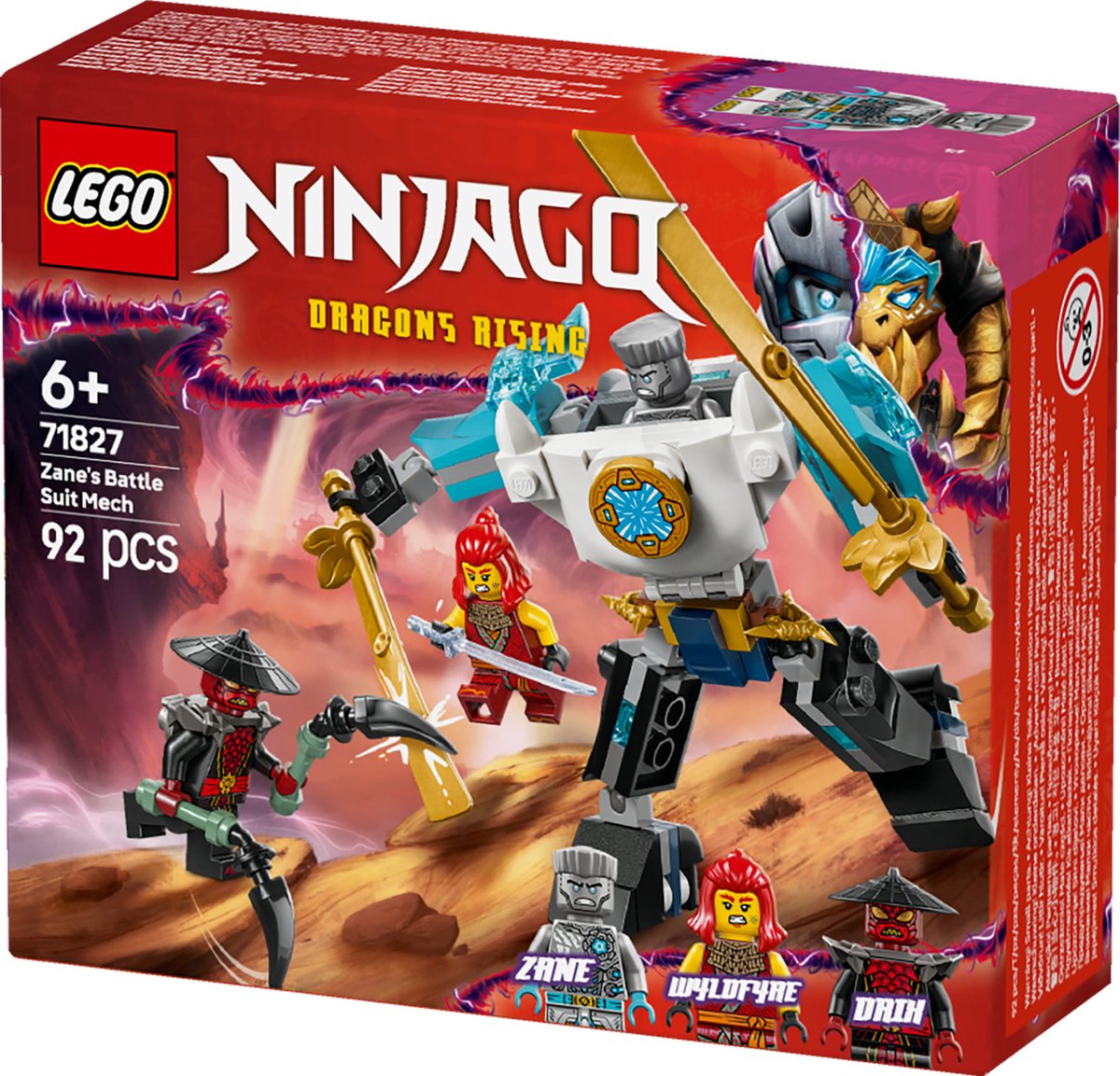 LEGO NINJAGO Zane's strijdmecha set - 71827 — afbeelding 18