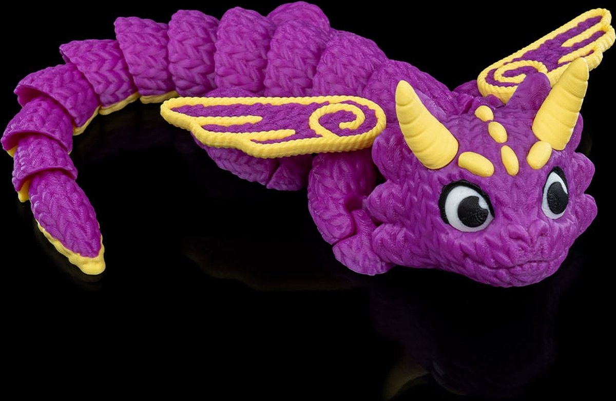 Threadbinder Dragon: 3D Geprinte Articulerende Draak