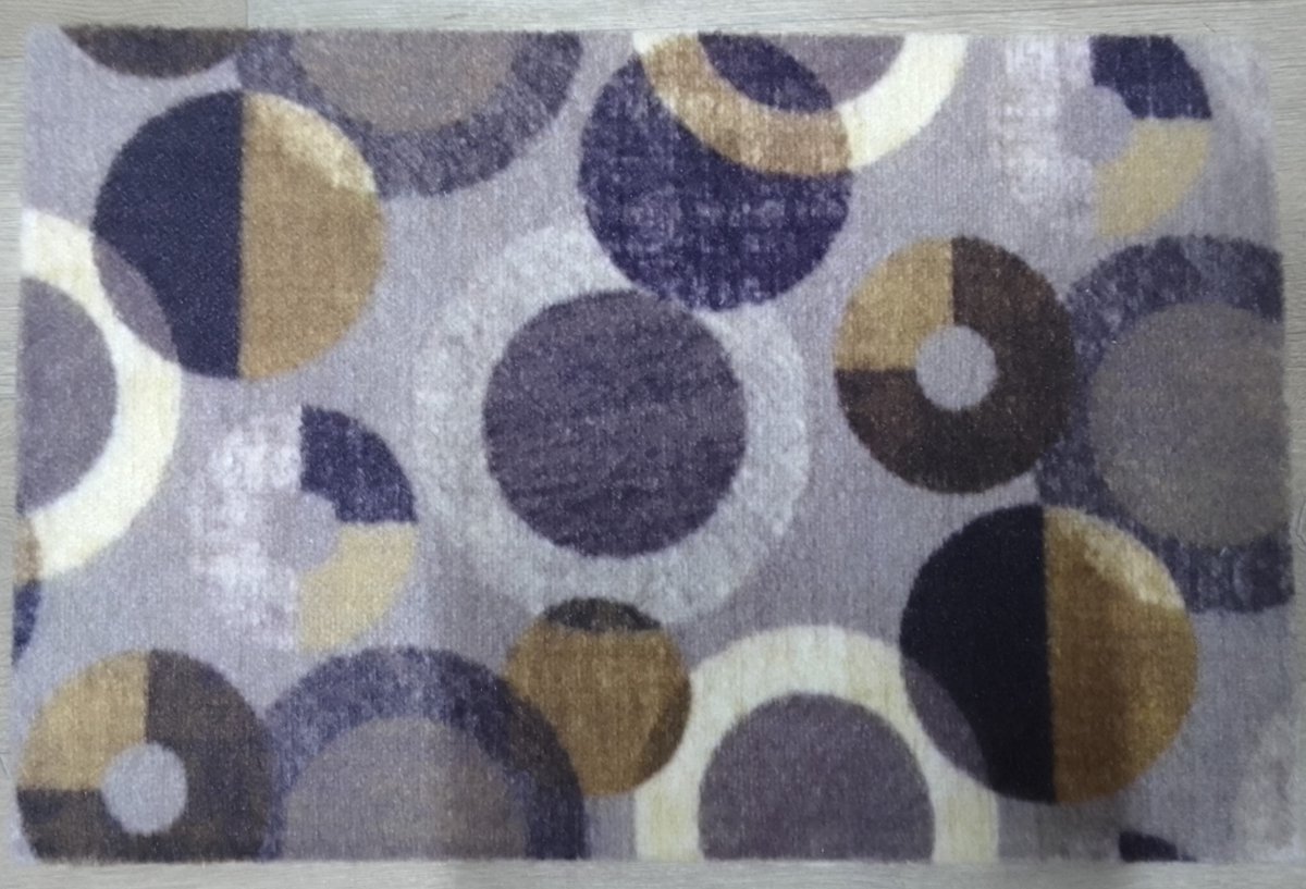 FOTAPIJT - Badmat - Bedrukte deurmat - Binnen - Termo Antislip - 40x60 cm - 6mm - Wasbaar - Polyamide