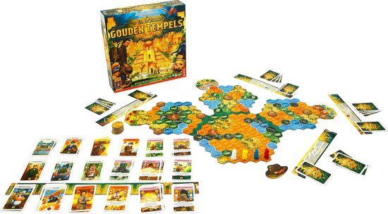999 Games - De Zoektocht naar El Dorado De Gouden Tempels - Bordspel