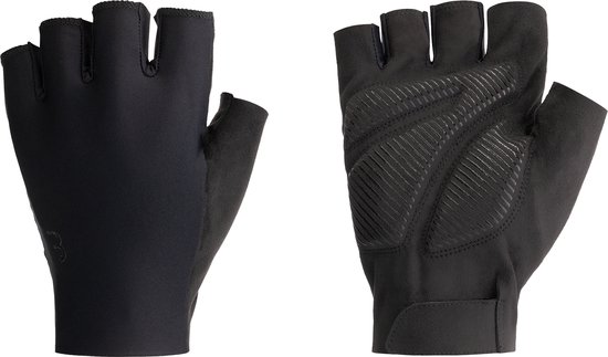 BBB Cycling HighSupport - Fietshandschoenen Zomer - 10 - 25 °C - Volledige Padding - Antislip Handpalm - Wielrenhandschoenen Heren & Dames - Zwart - Maat L - BBW-73