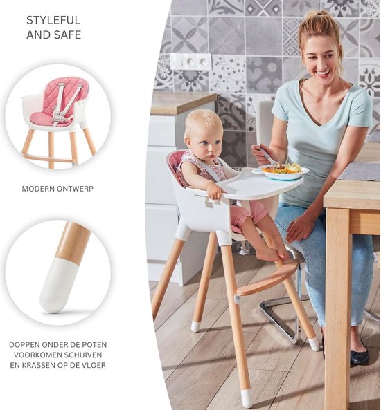 ApexArte® Kinderzetel - Eetstoel Baby 6 Maanden en Ouder - Kinder Eetstoel - Kinderstoel - Inklapbare Eetstoel van ApexArte® — afbeelding 5