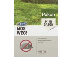 Pokon Mos Weg! - 1,75kg - Onkruidverdelger - Geschikt voor 50m² - Mosbestrijder - Anti mos gazon