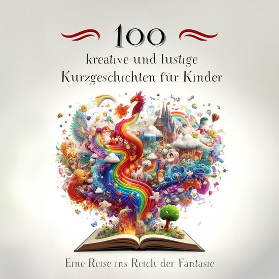 100 kreative und lustige Kurzgeschichten für Kinder: Eine R ... - cover