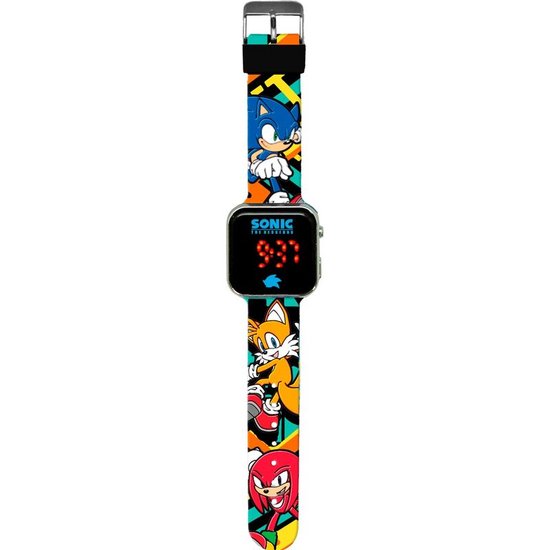 Sonic the Hedgehog LED Horloge Kleurrijk Bandje voor kinderen