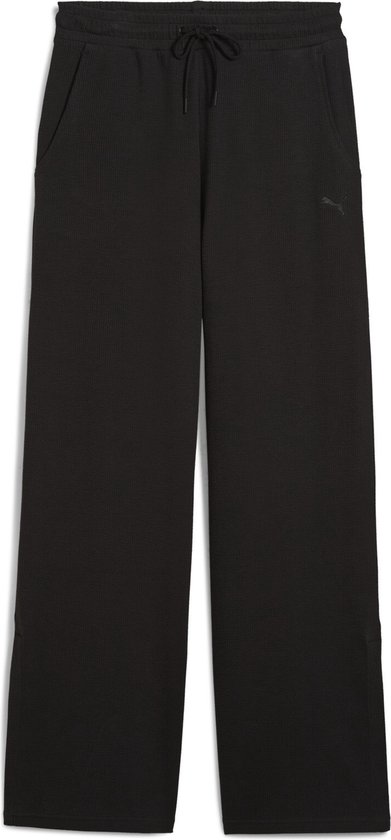 PUMA HER Comfort High-Waist Straight Pants Dames sportbroek - Puma Black