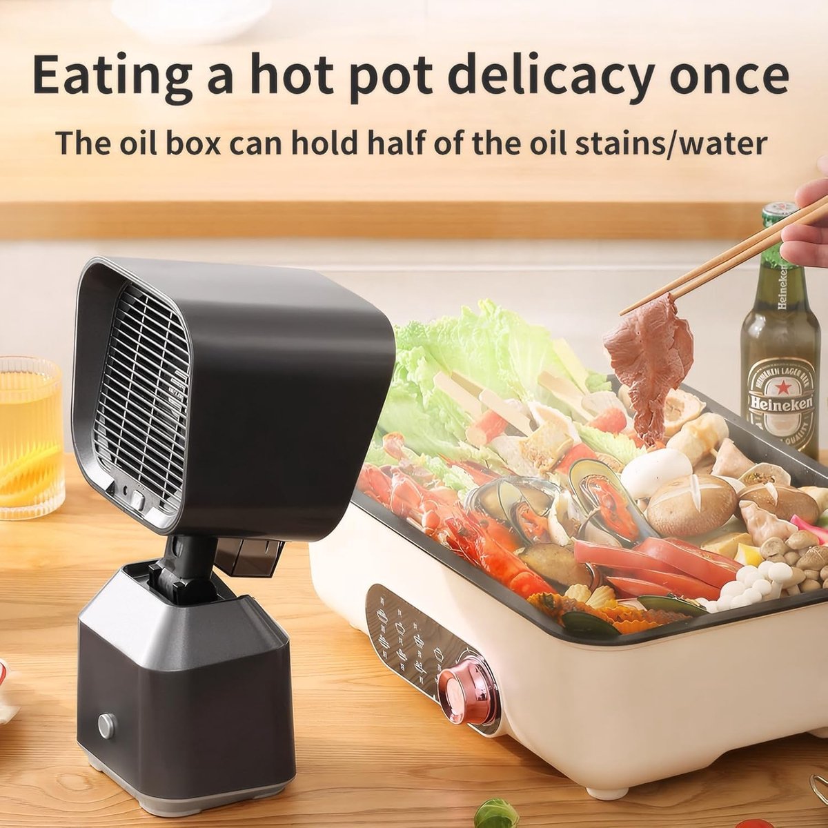 Draagbare Afzuigkap Om Te Koken, Mini