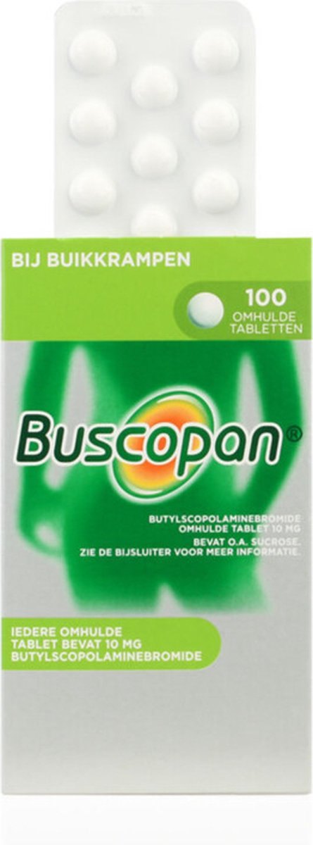Goedkoopste Buscopan Omhulde Tabletten 10mg - 2 x 100 tabletten