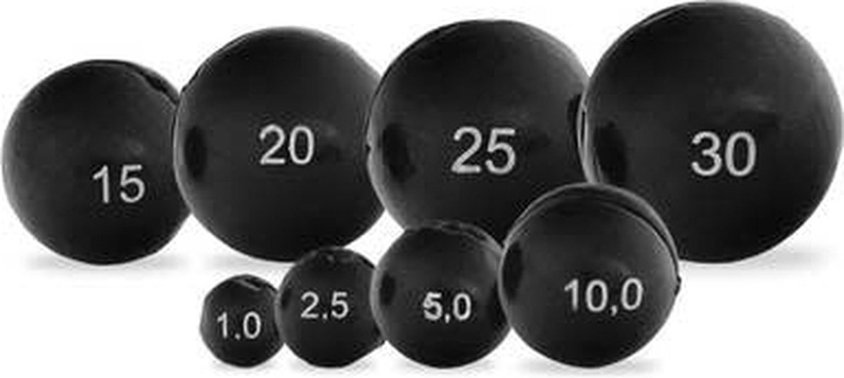 Tubertini Sfera Black Competition Kogellood Black - Maat : 5g (4 pcs)