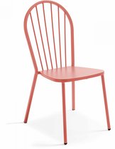 Oviala - Chaise de bistro en métal argileux