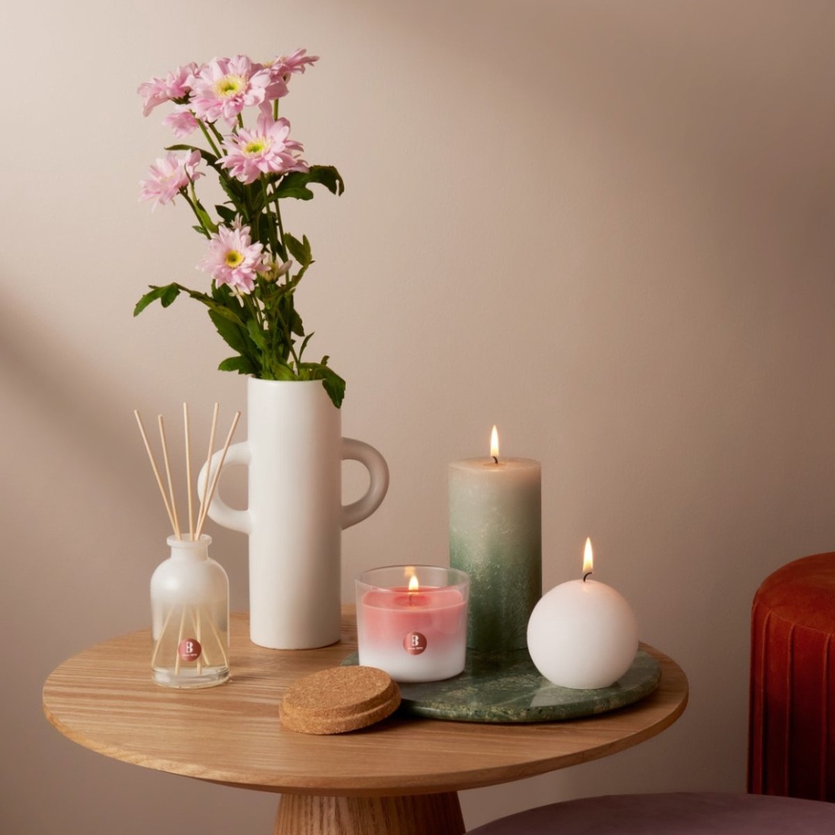 Geurstokjes True Joy - Floral Blessings - 80 ml | Roze van Bolsius — cadeau in Wonen & Interieur - foto 2