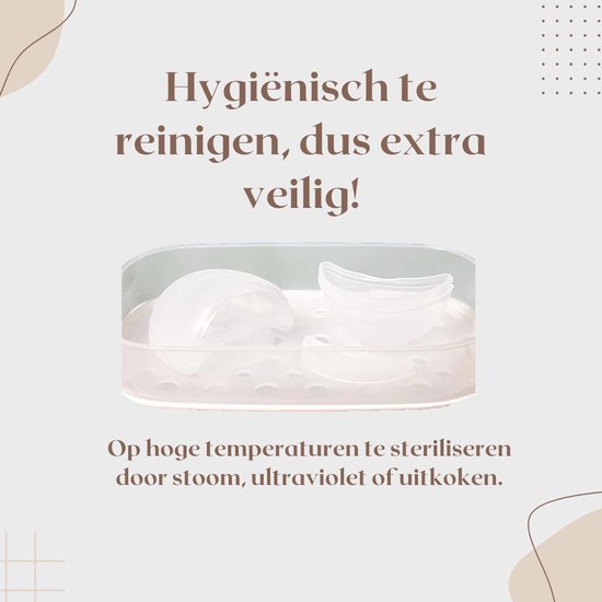 HSNL® Lekschaal Voor Borstvoeding - Melk Collector Borstvoeding - Lekschalen - BPA Vrij - Lekschalen Moedermelk - 60ML van H&S — afbeelding 3