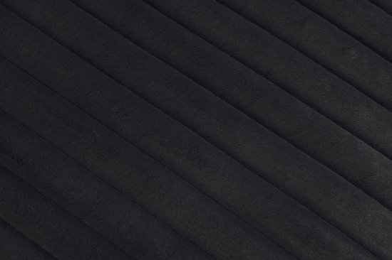 Textuur van donkergrijs, zacht materiaal met diagonale ribbels.