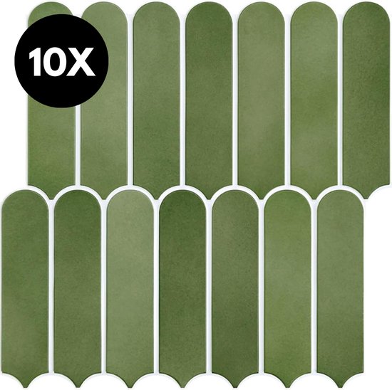Livelynine Zelfklevende wandtegels marmeren groene tegelstickers voor keuken 60 x 30 cm wasbare zelfklevende tegels voor badkamer groene pel-en-plak vloertegel vinyl vloeren hal woonkamer 4 stuks