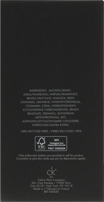 Calvin Klein Be 200 ml Eau de Toilette - Unisex