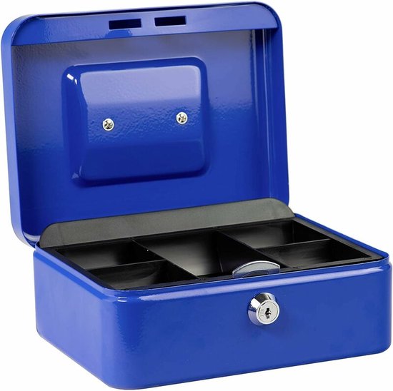 POS VALLEY Lade voor RT kassarecorder, automatische opening RJ/sleutel, waardebox met 4 bankbiljetten, 8 stuks (euro), 33 x 33 cm, zwart