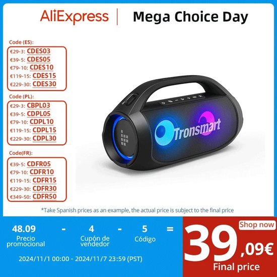 MazrekuHome® Bluetooth speakers - Draadloos - Partybox - Bluetooth 5.3 - 24 uur speeltijd - 40 Watt -Zuiver geluid - Stereo van MazrekuHome — afbeelding 3
