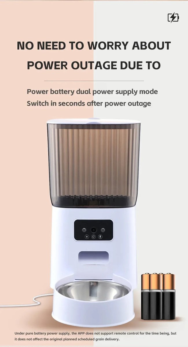 Eszenzics™ V8 Automatische Kattenvoerbak met Camera en Wifi - afbeelding 2