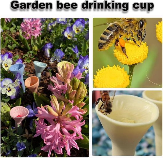 Bijendrinkbakje Voor Tuin – Waterstation Voor Bijen, Vlinders En Insecten – Fascinerend En Decoratief