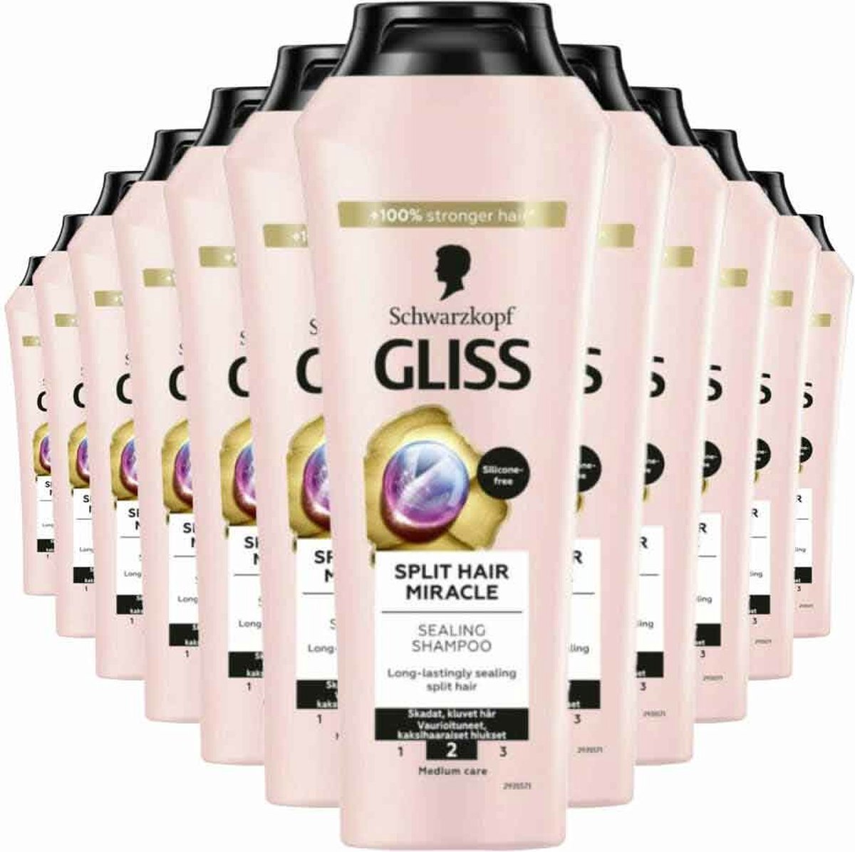 Gliss Shampoo Split Hair Miracle - 12 x 400 ml - Voordeelverpakking