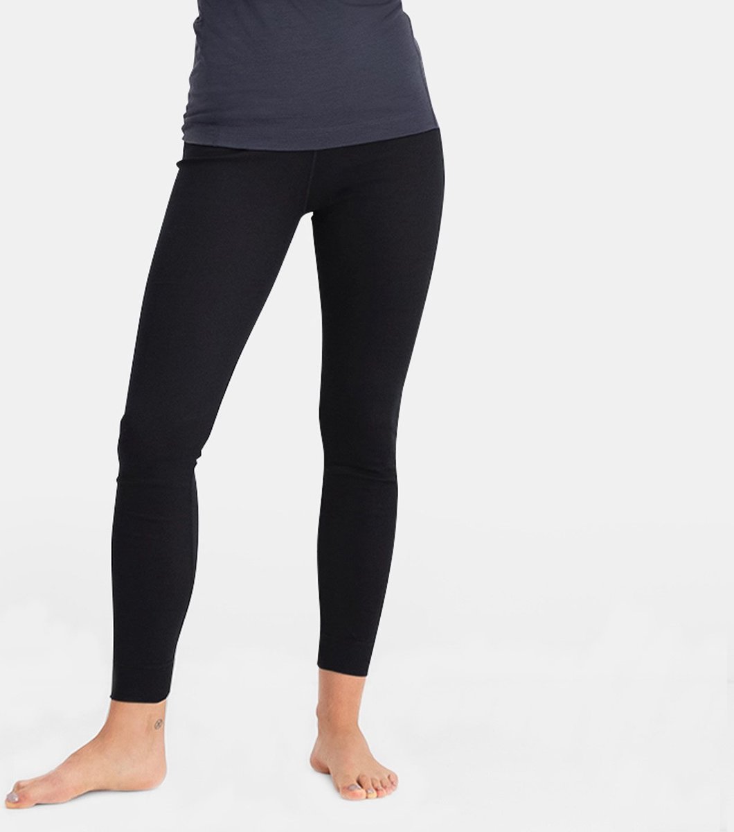 NOMAD® Lichtgewicht Thermobroek Dames | XL | Zwart | Thermo Baselayer | Temperatuur Regulerend