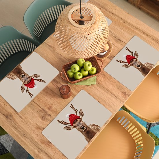 CULT at home Vilten placemats hert 45 x 30 cm en