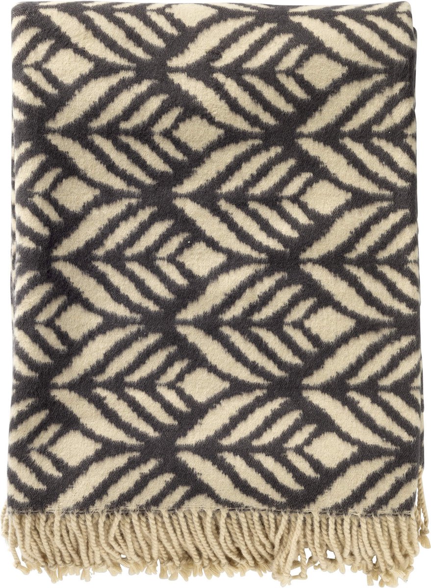 Hoii ALEXANDRA | plaid 150x200 cm | Charcoal Gray | antraciet | Hoii